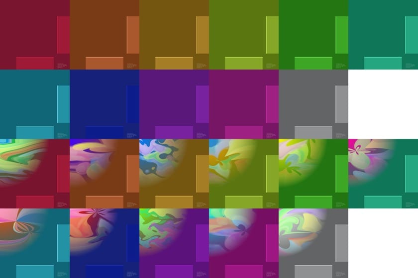 新作ドックを見せない壁紙ダークのカラバリ