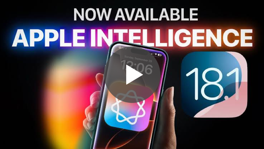 Apple Intelligence NOW AVAILABLE