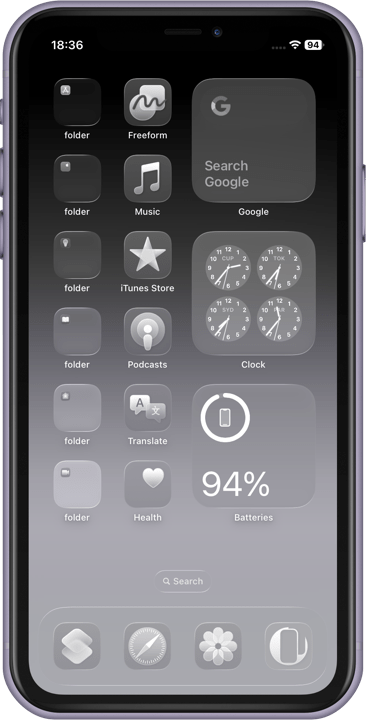 ブラックライトニンジャ壁紙スクリーンショット2