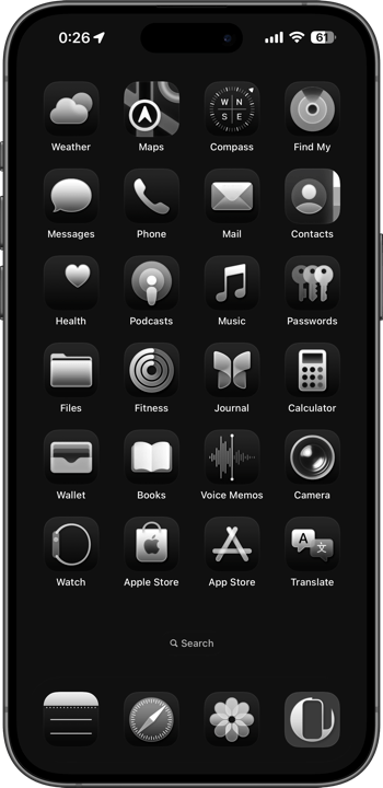 ブラックニンジャドック壁紙2のスクリーンショット1