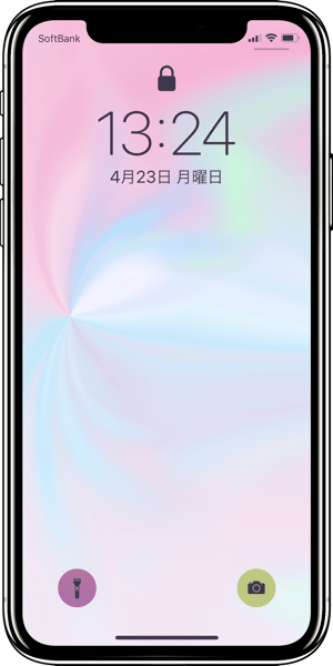 カラフルドック壁紙Xロック画面用