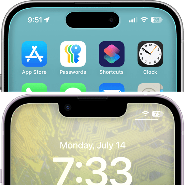 全面グラス壁紙スクショ