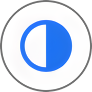 コントラストアイコン