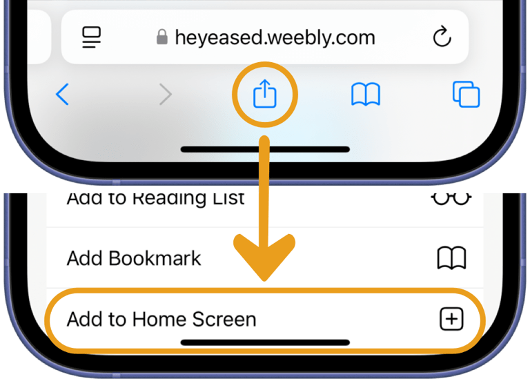 add to home screen –iOS 18