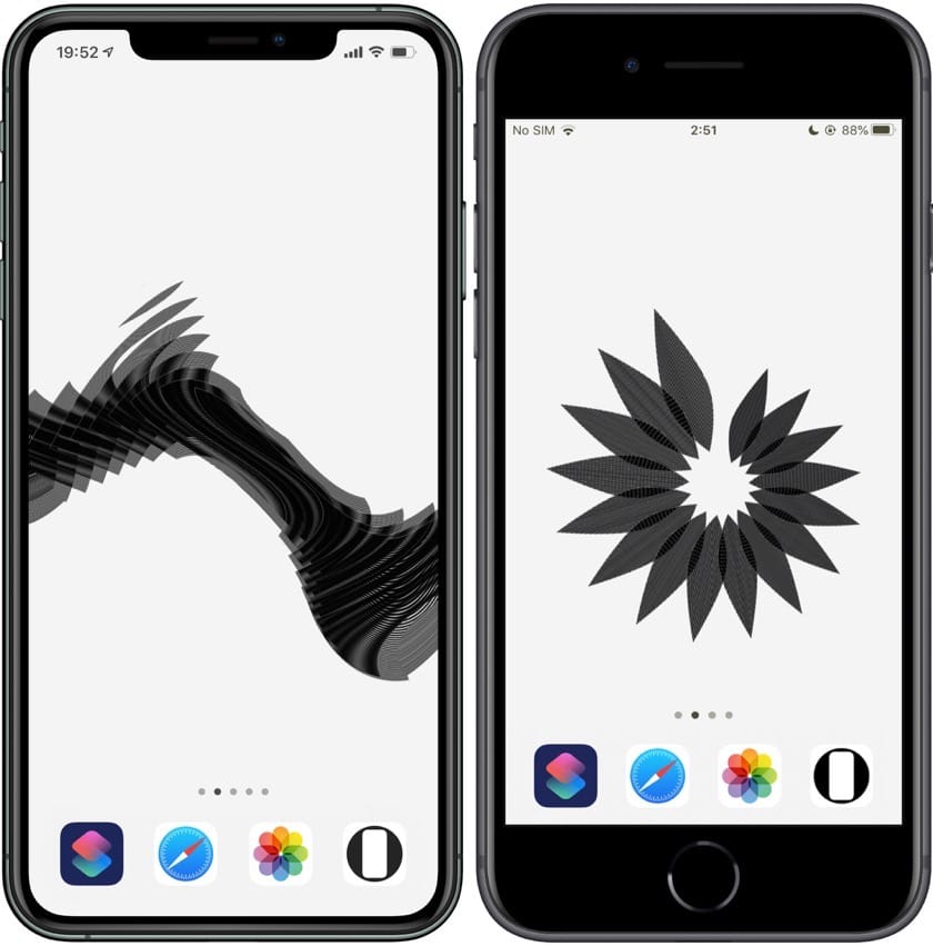 新作iOS 13用禅の壁紙