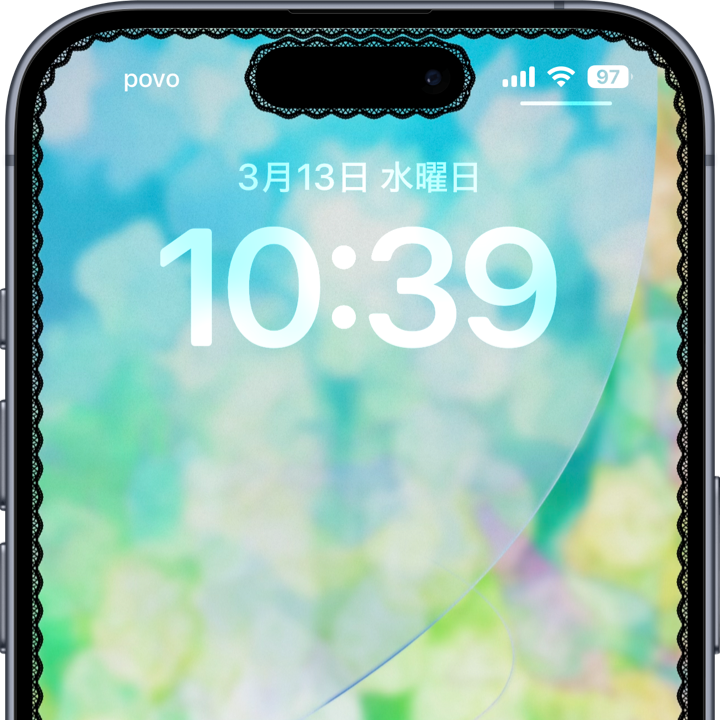 新作レースのベゼルの壁紙 6 16 Pro（仮）