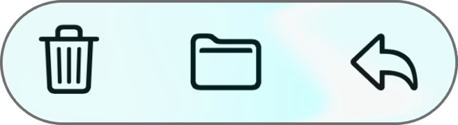 リキッドグラスアイコン