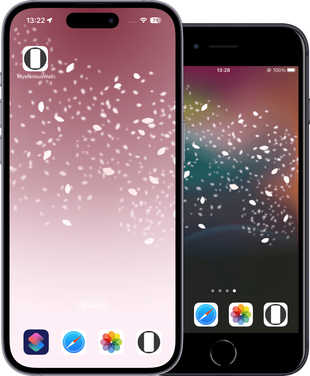 新作春のドックを隠す壁紙