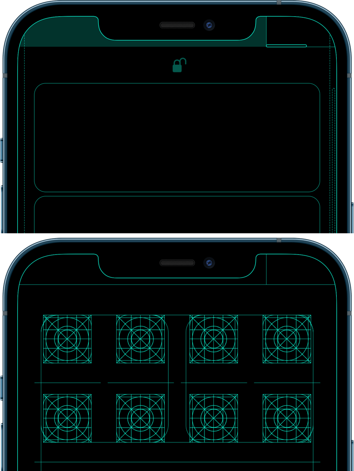 画面設計図の壁紙 12 Pro Max