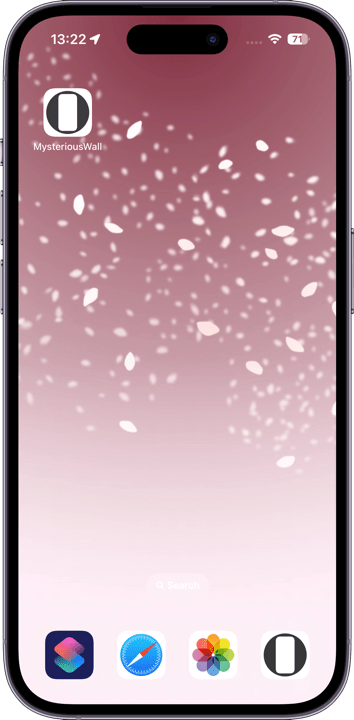 春のドックを隠す壁紙のスクリーンショット1